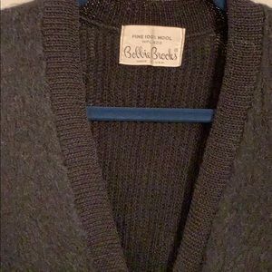 Fine wool vintage cropped vest